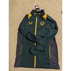 Wolverhampton Wanderers Pro Training Bench Jacket - Green - SML